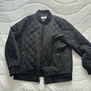 Calvin Klein Black Bomber Jacket - NEW never worn